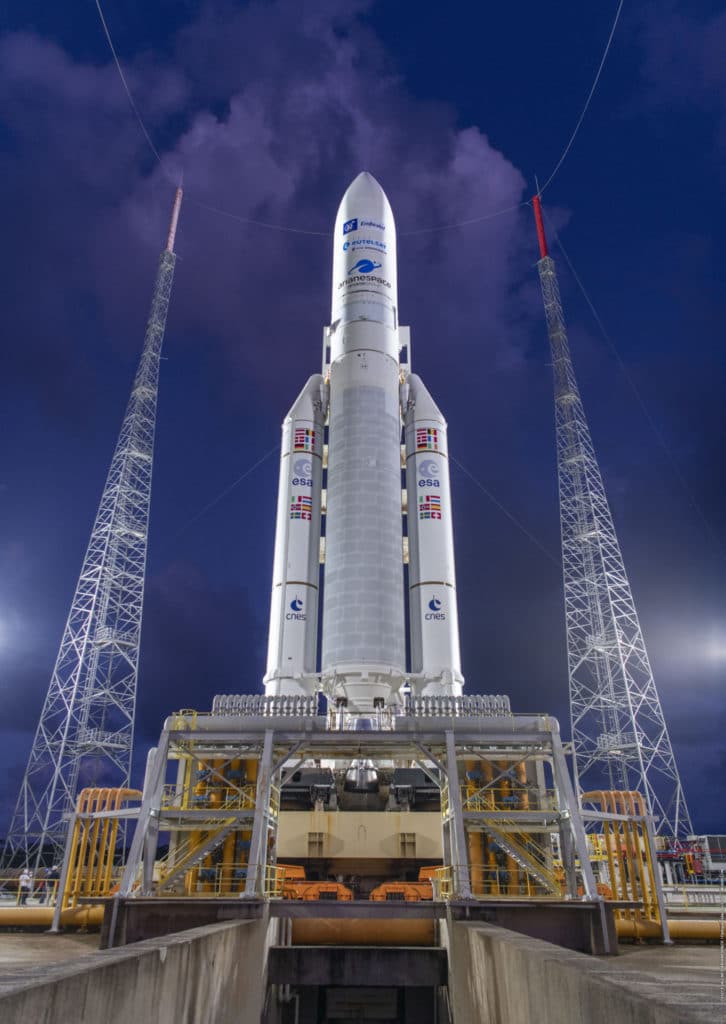 Ariane 5 on the launch pad