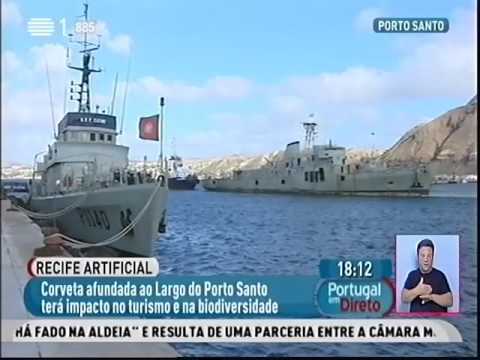 ISQ participates in the new artificial reef Porto Santo