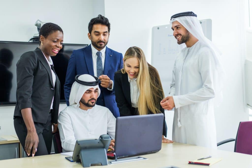 Business meeting in Dubai